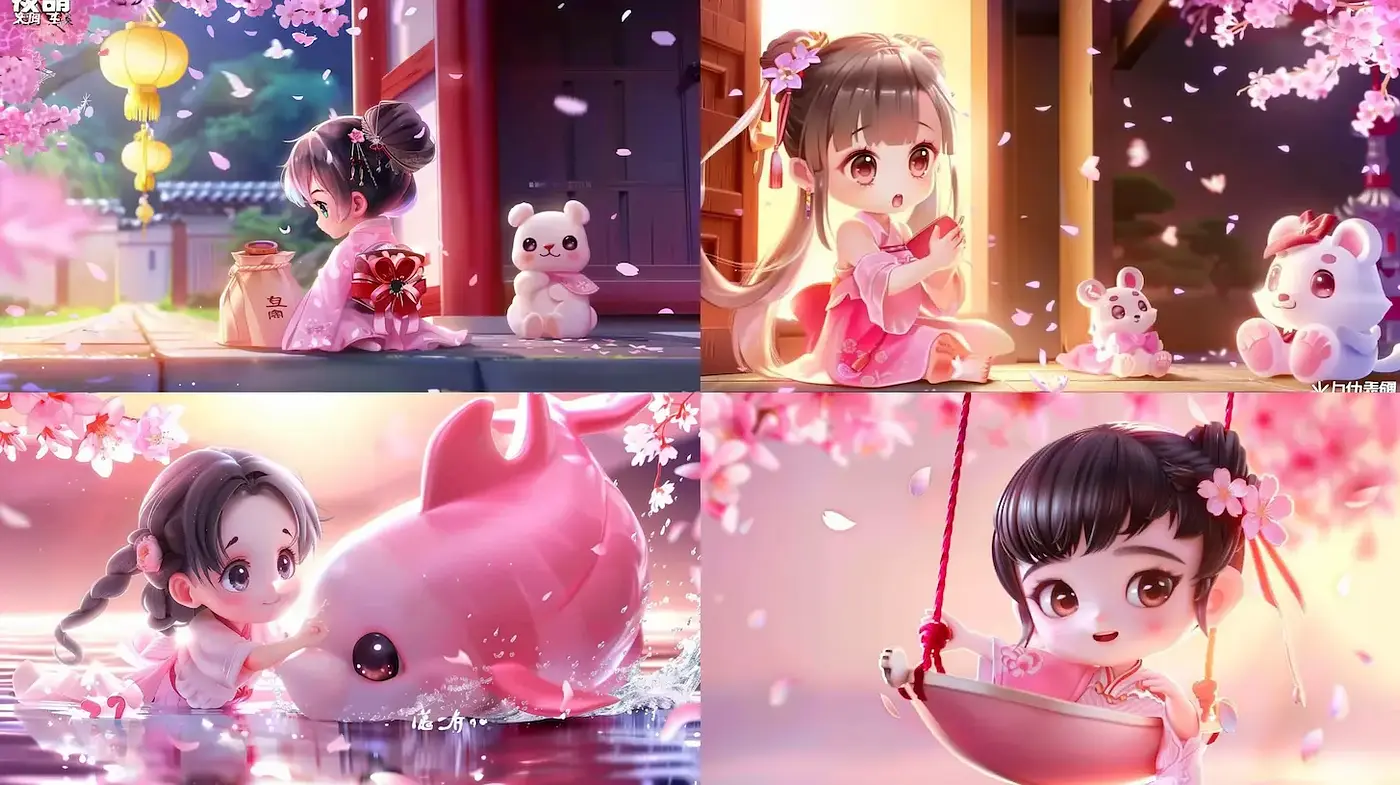 Whimsical and Enchanting Illustrations with a Playful Tone - Midjourney sref style