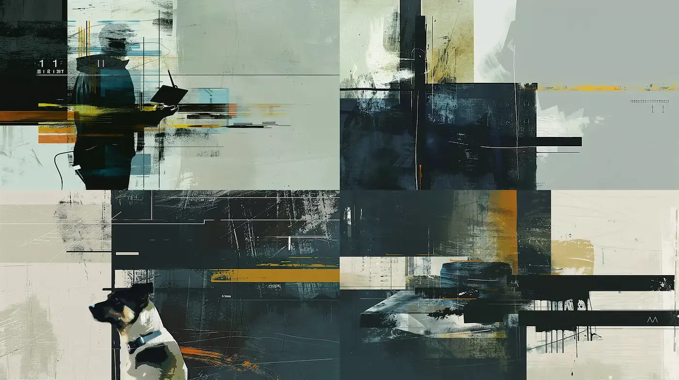 Modern Abstract Compositions with a Touch of Minimalism - Midjourney sref style