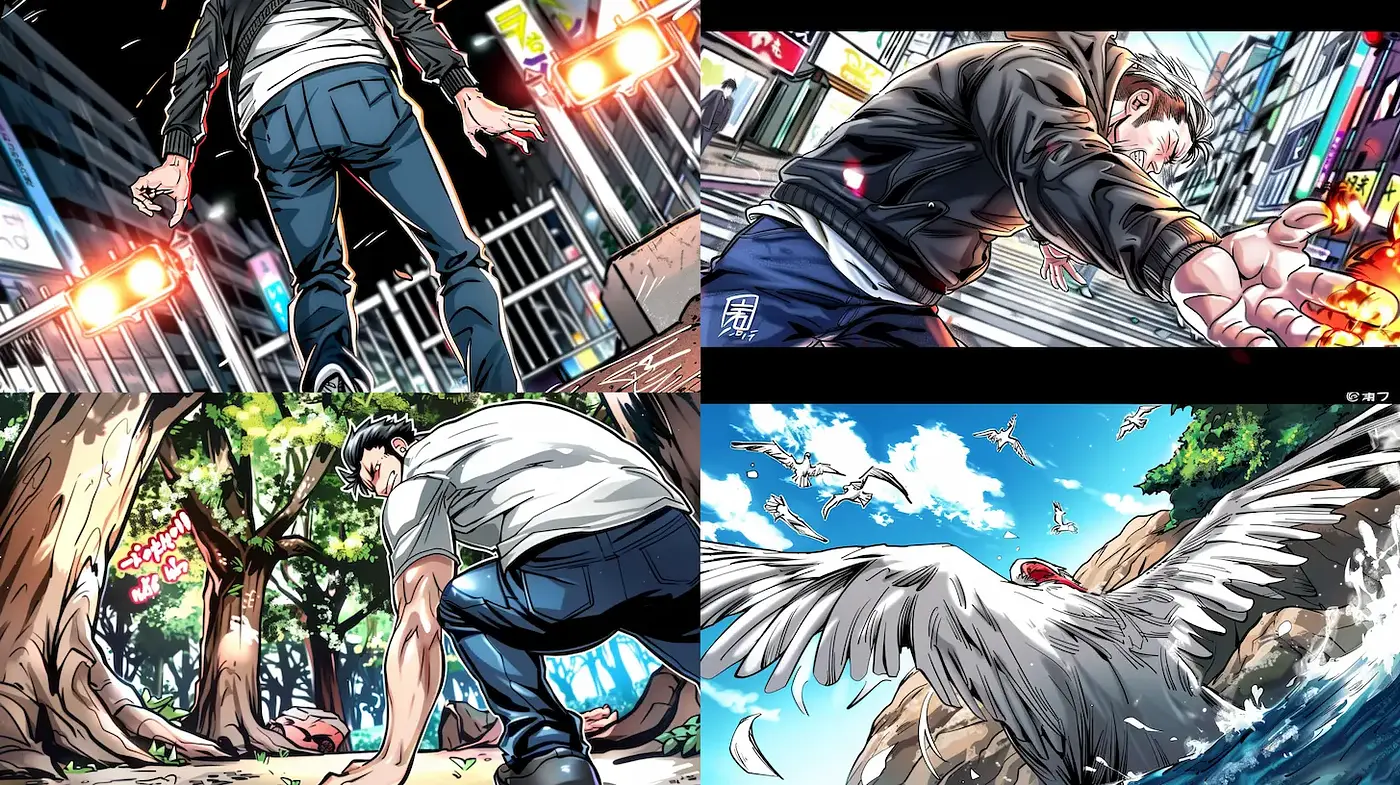 Dynamic and expressive comic style with a modern twist - Midjourney sref style