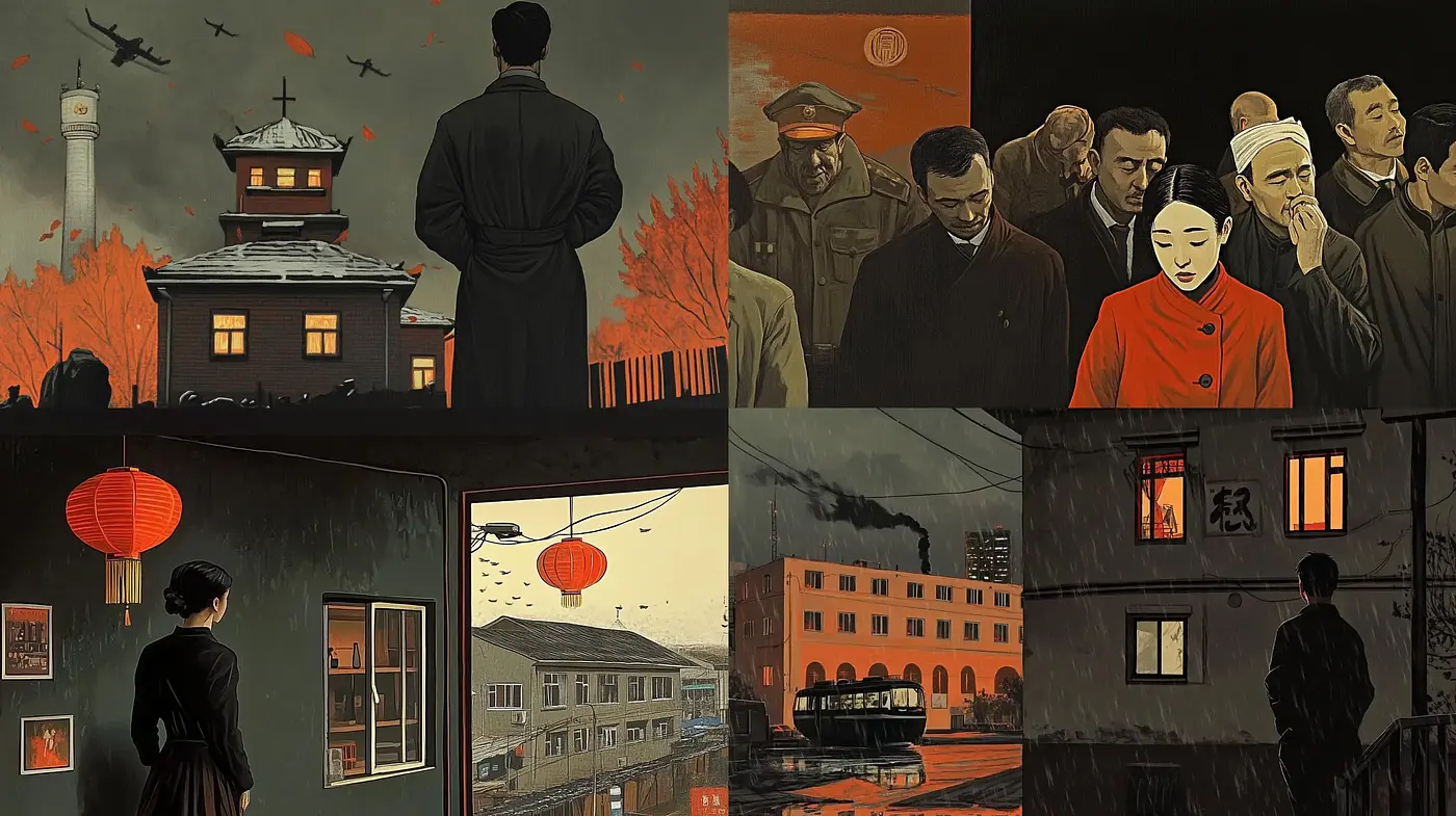 Twilight of Solitude: A Cinematic Tapestry of Moody Neorealism - Midjourney sref style