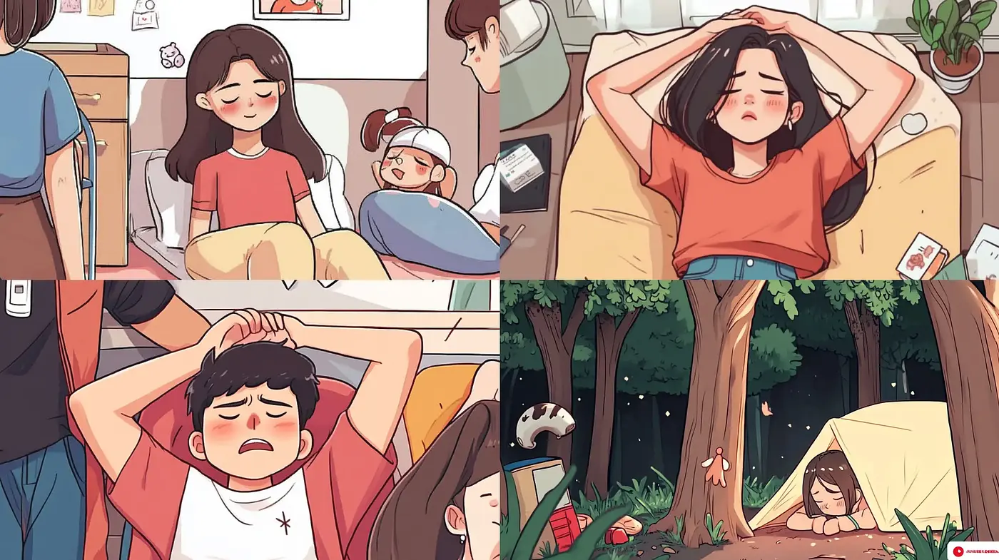 Whimsical Contemporary Digital Illustrations with a Nostalgic Palette - Midjourney sref style
