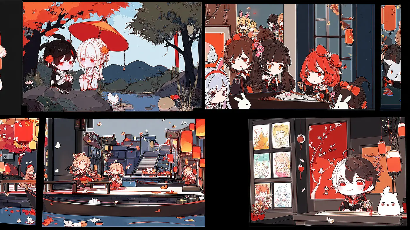 Charming and Lively Fantasy Illustrations with a Touch of Nostalgia - Midjourney sref style