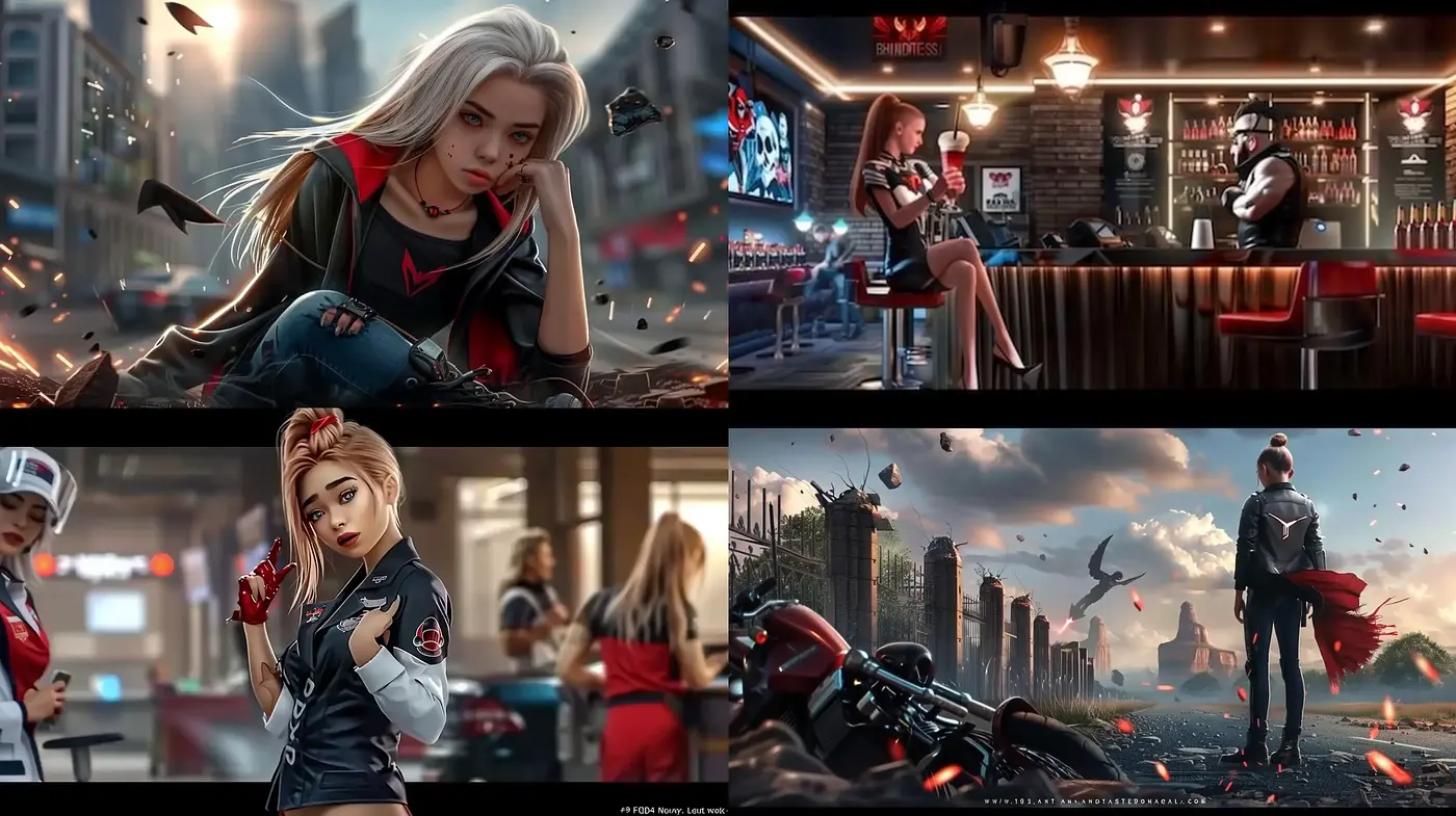 Cyberpunk Reverie: Synthesized Futurism Meets Neon Narrative - Midjourney sref style