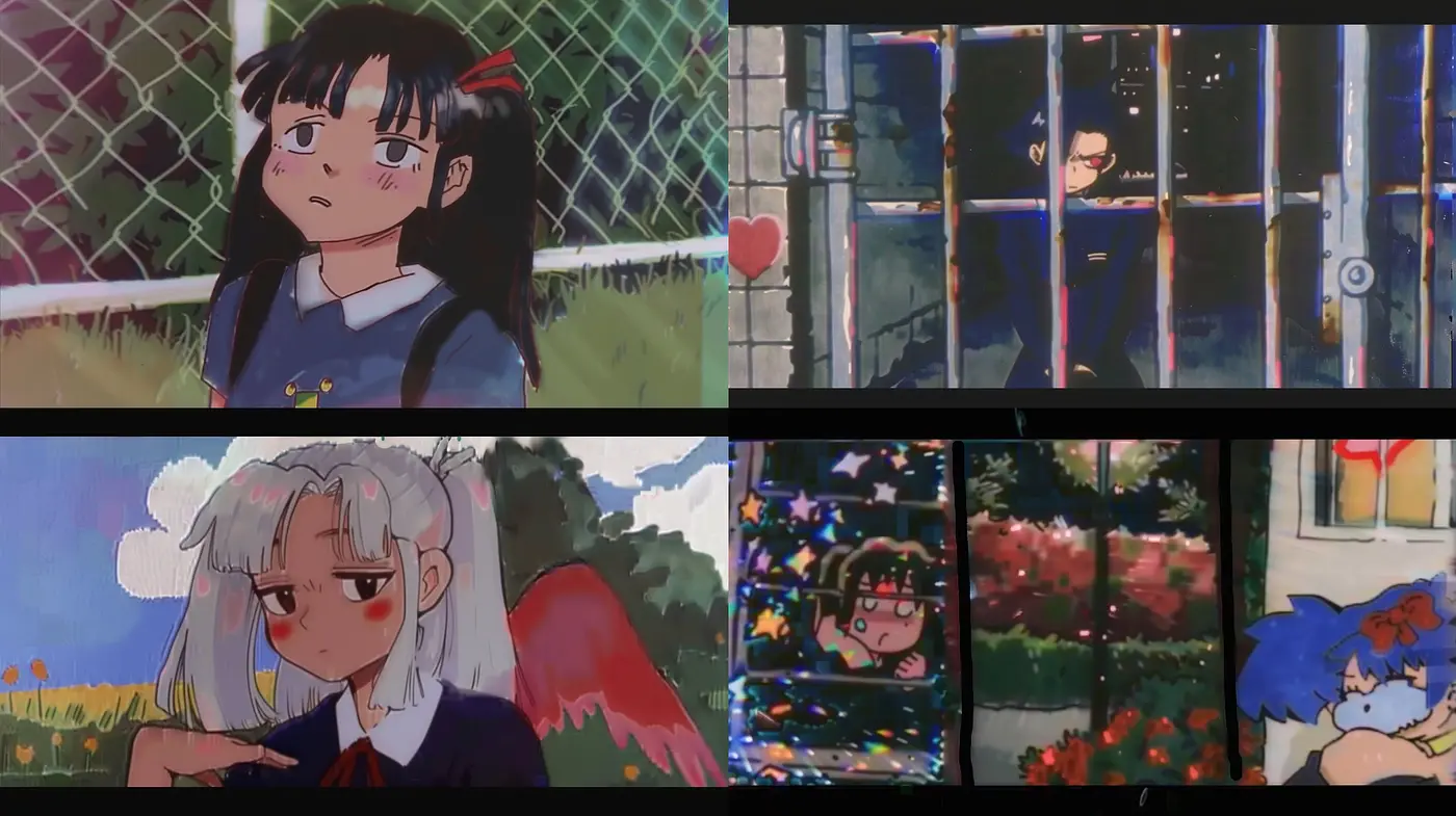 Whimsical Nostalgia in Strokes: A Fusion of Anime and Impressionist Tendencies - Midjourney sref style