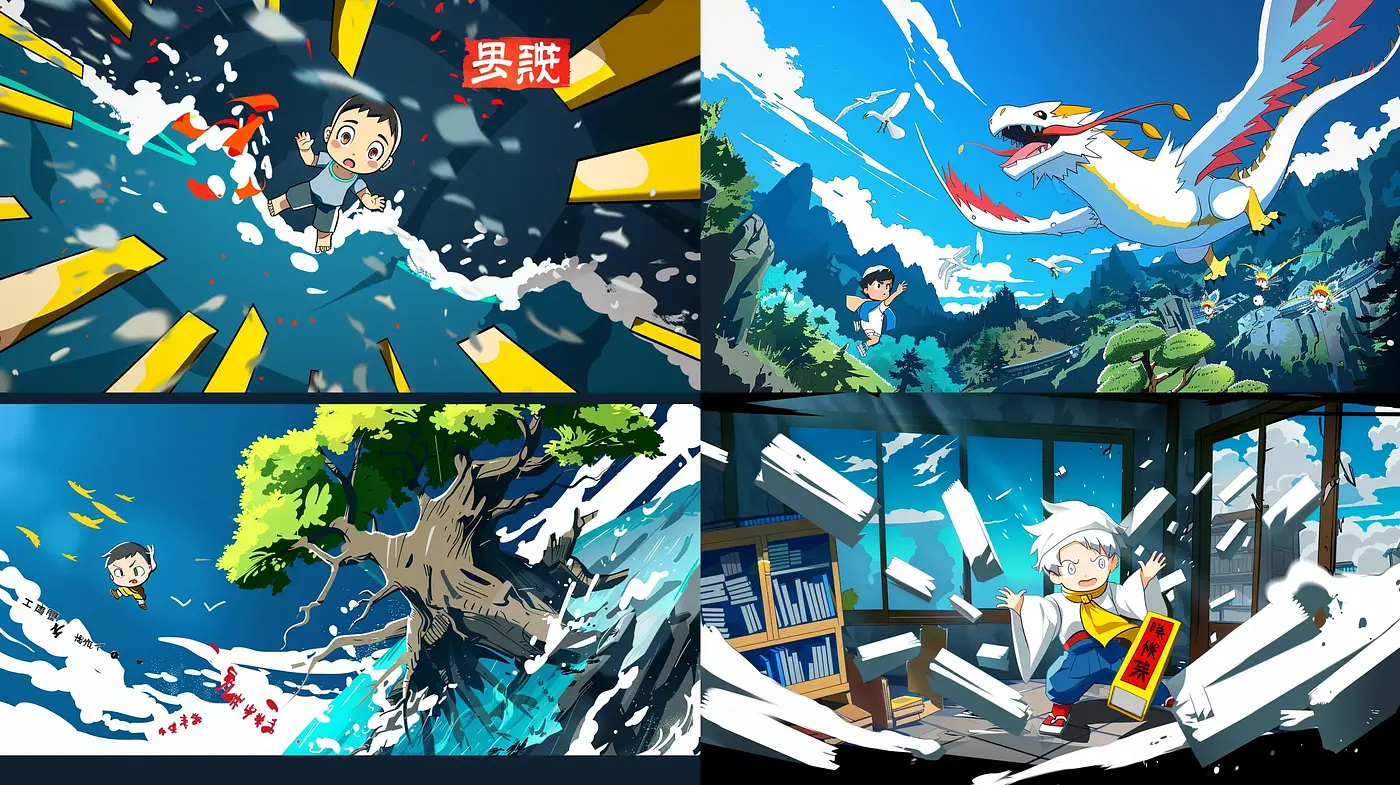 Energetic Anime-Inspired Expressive Dynamism - Midjourney sref style