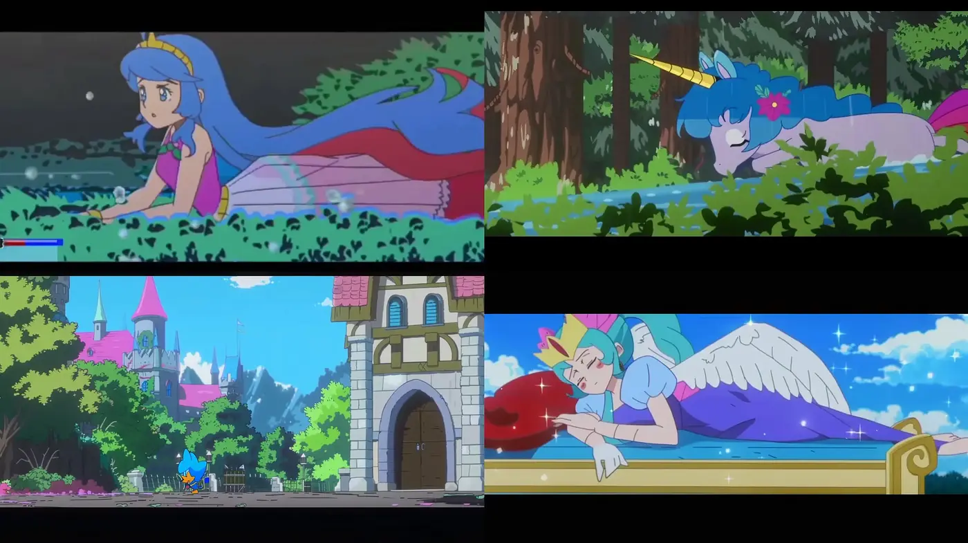 Enchanted Anime Fantasy in Pastel Hues - Midjourney sref style