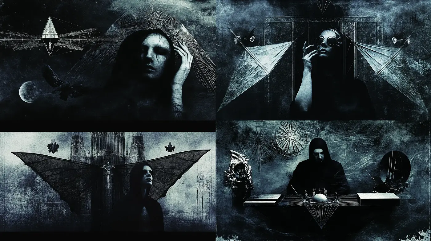 Ethereal Gothic Nocturne - Midjourney sref style