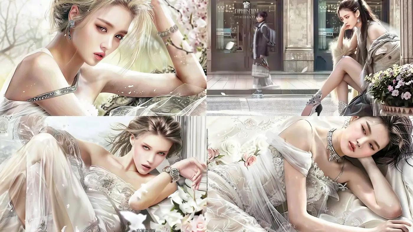 Ethereal Elegance in Sepia Tones - Midjourney sref style