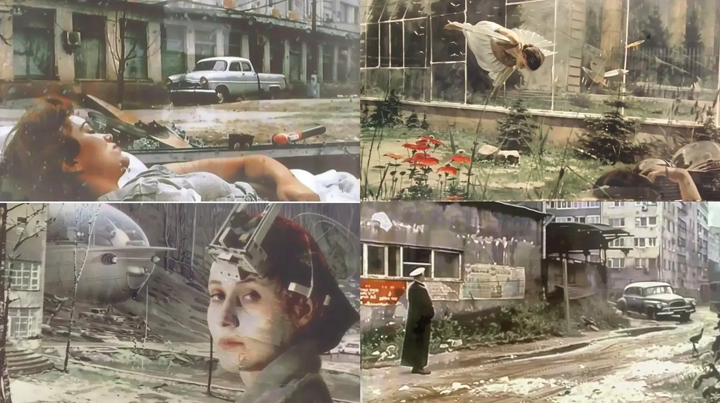 Post-Apocalyptic Urban Surrealism with a Tinge of Photorealism - Midjourney sref style