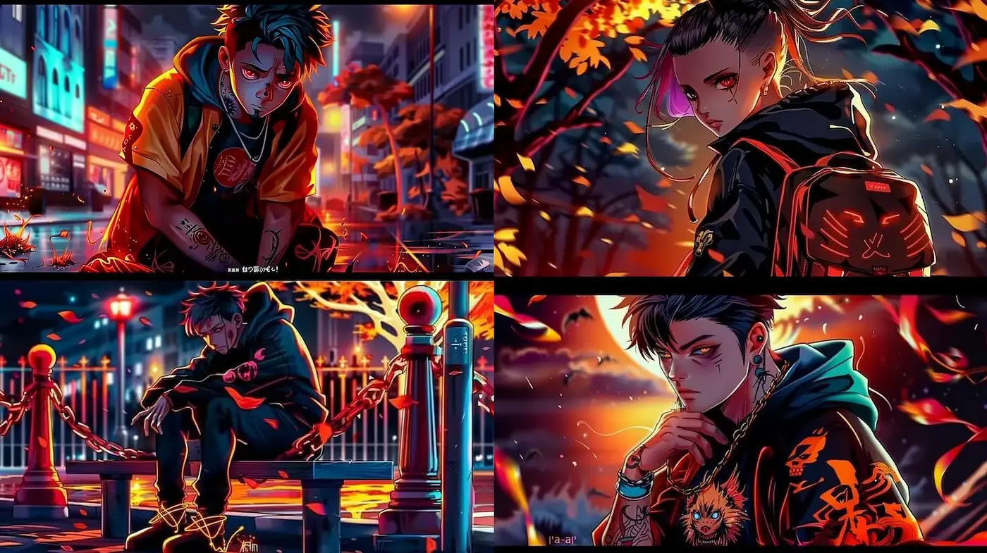 Dynamic Urban Fantasy with a Deep Emotional Resonance - Midjourney sref style