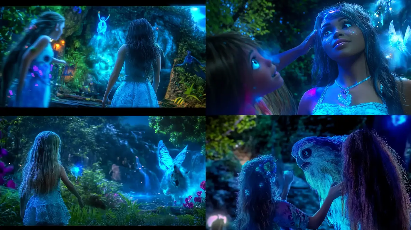 Enchanted Luminescence: A Consistent Glow Across Fantastical Realms - Midjourney sref style