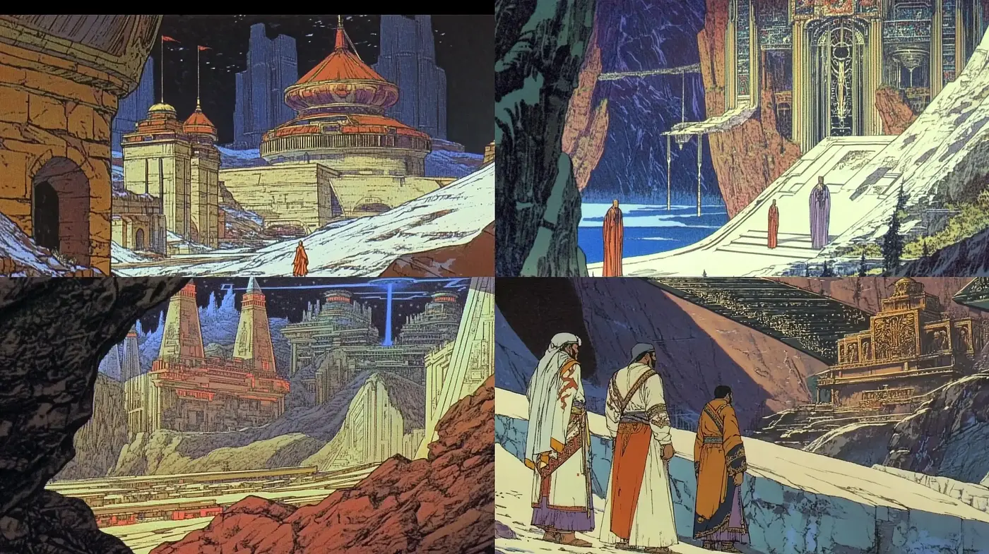 Mystical Anime-Inspired Fantasy World - Midjourney sref style