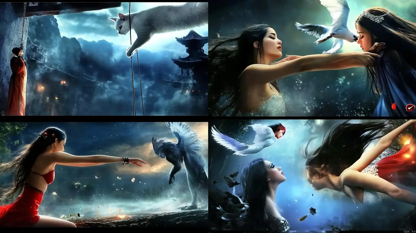 Ethereal Dreamscapes with Surrealist Overtones - Midjourney sref style