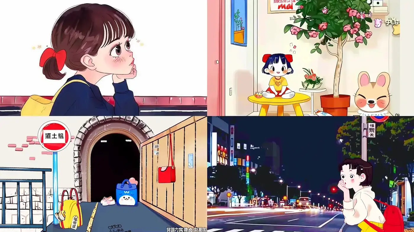 Charming and Whimsical Aesthetic with Vibrant, Cheerful Elements - Midjourney sref style