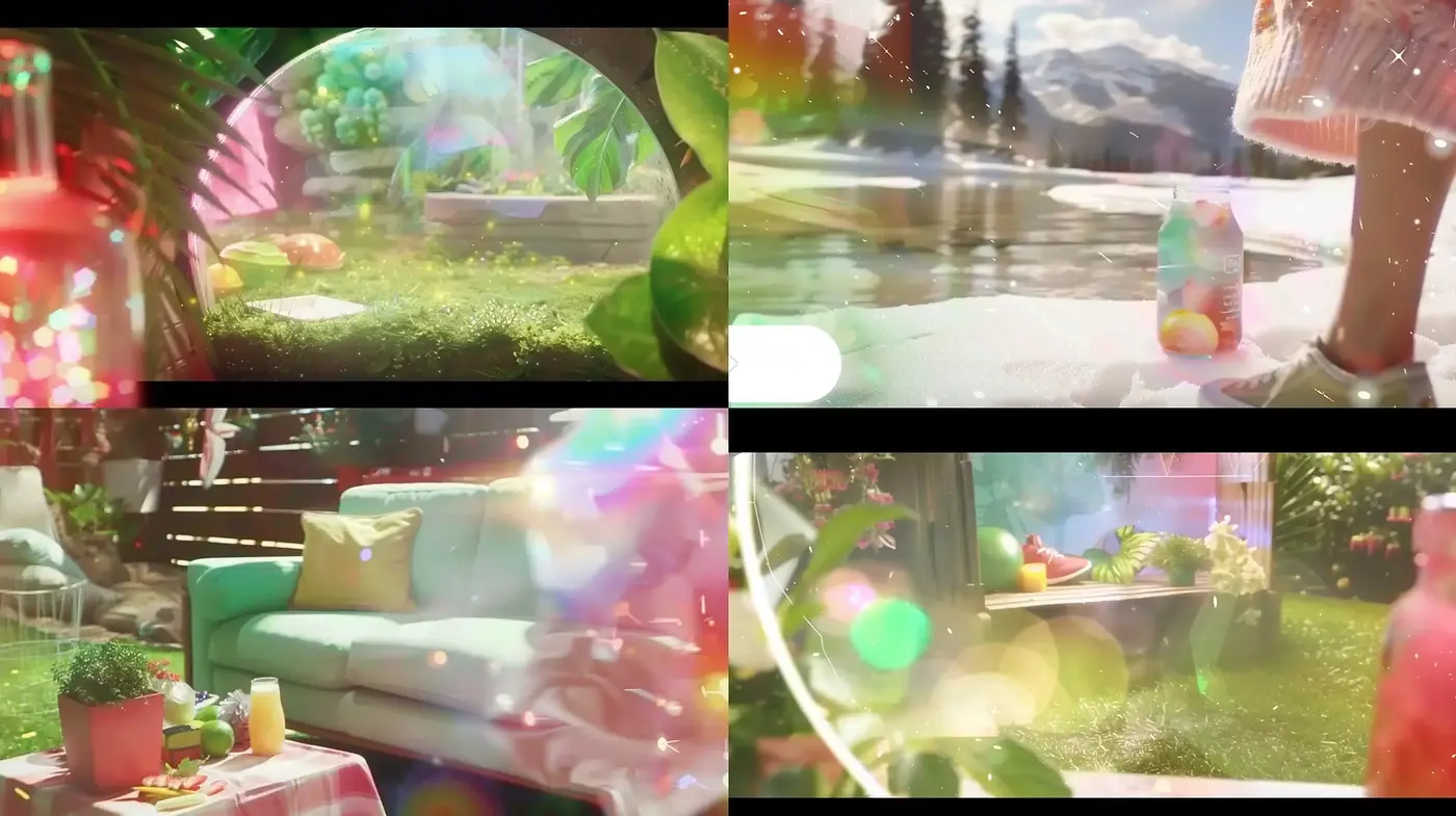 Ethereal Garden Dreamscape with a Pastel Radiance - Midjourney sref style