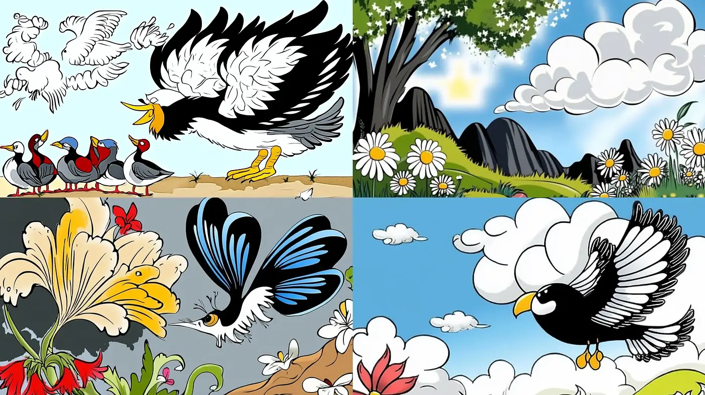 Consistently Bold and Whimsical Nature-Inspired Cartographic Expressions - Midjourney sref style