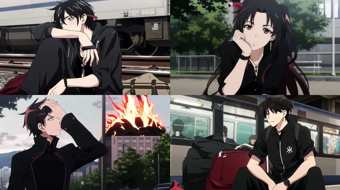 Consistent Stylization Through Dynamic Anime Character Portraits - Midjourney sref style