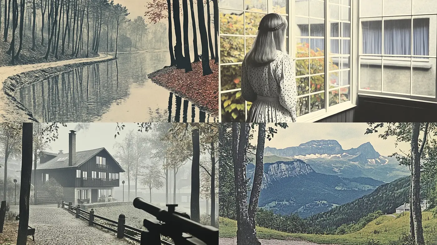 Muted Serenity in Contemporary Pastoral Visuals - Midjourney sref style