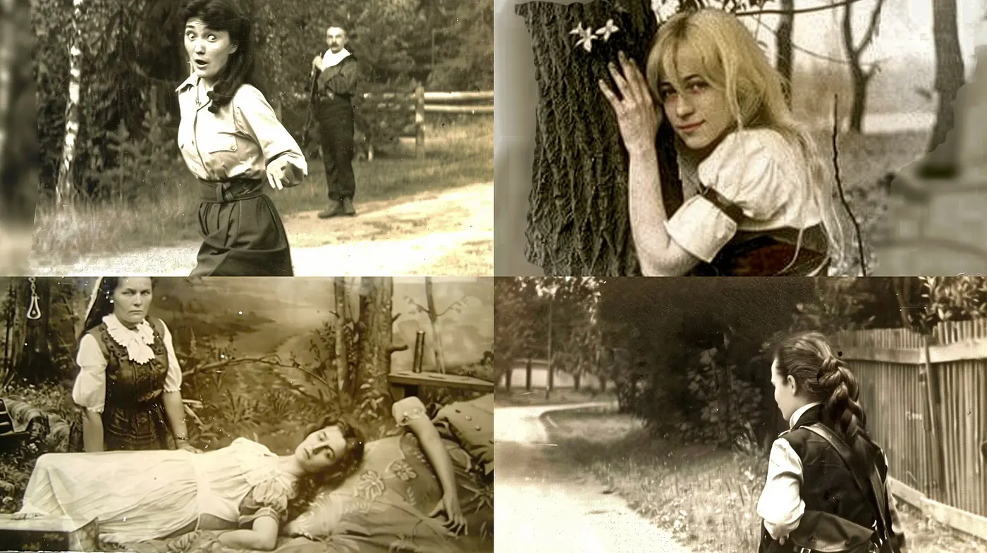 Sepia-Toned Sentiments of Yesteryear: An Homage to Early Cinematic and Pictorial Nostalgia - Midjourney sref style