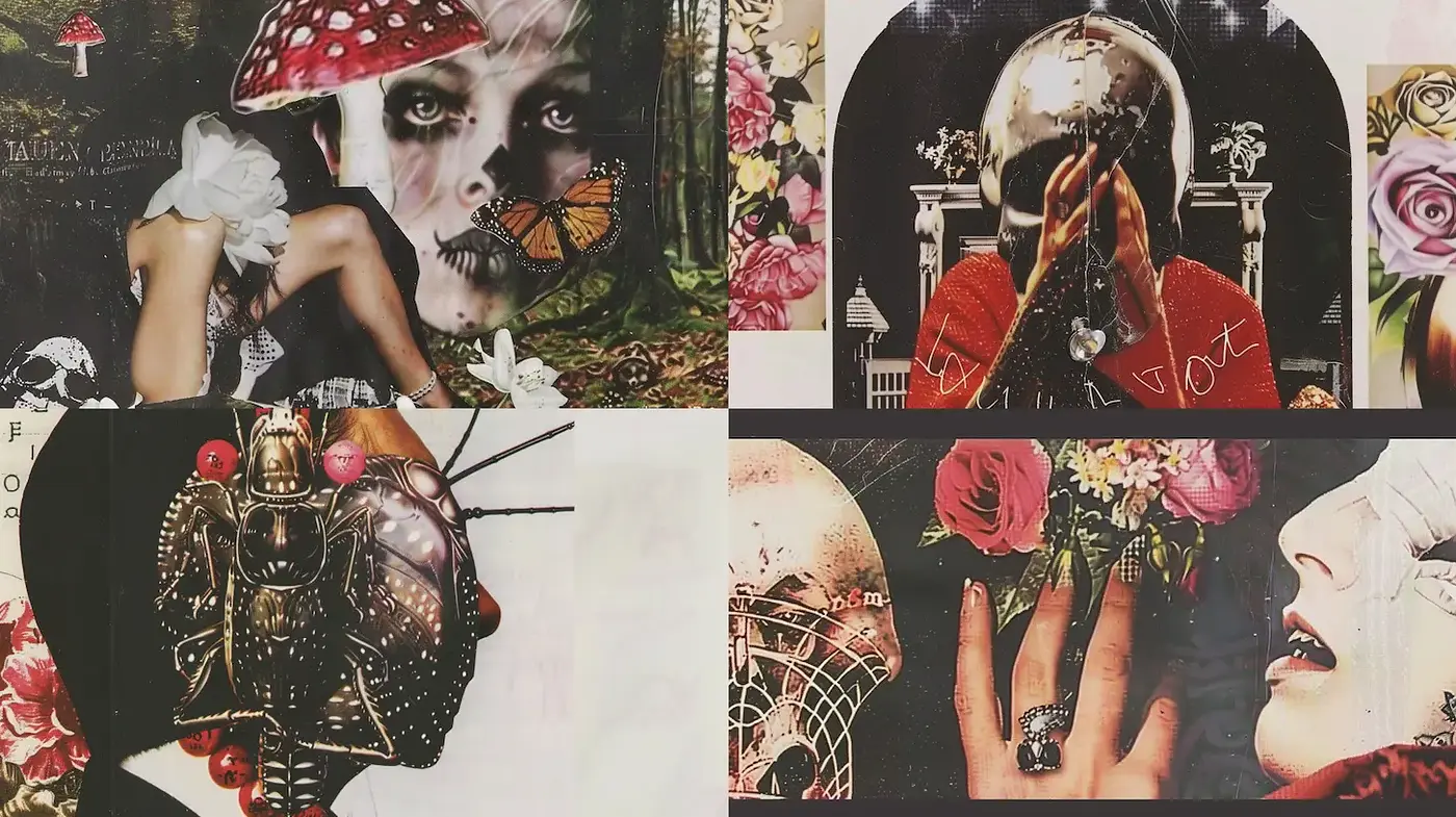 Eclectic Surrealism with Elements of Fantasy and Intricate Details - Midjourney sref style