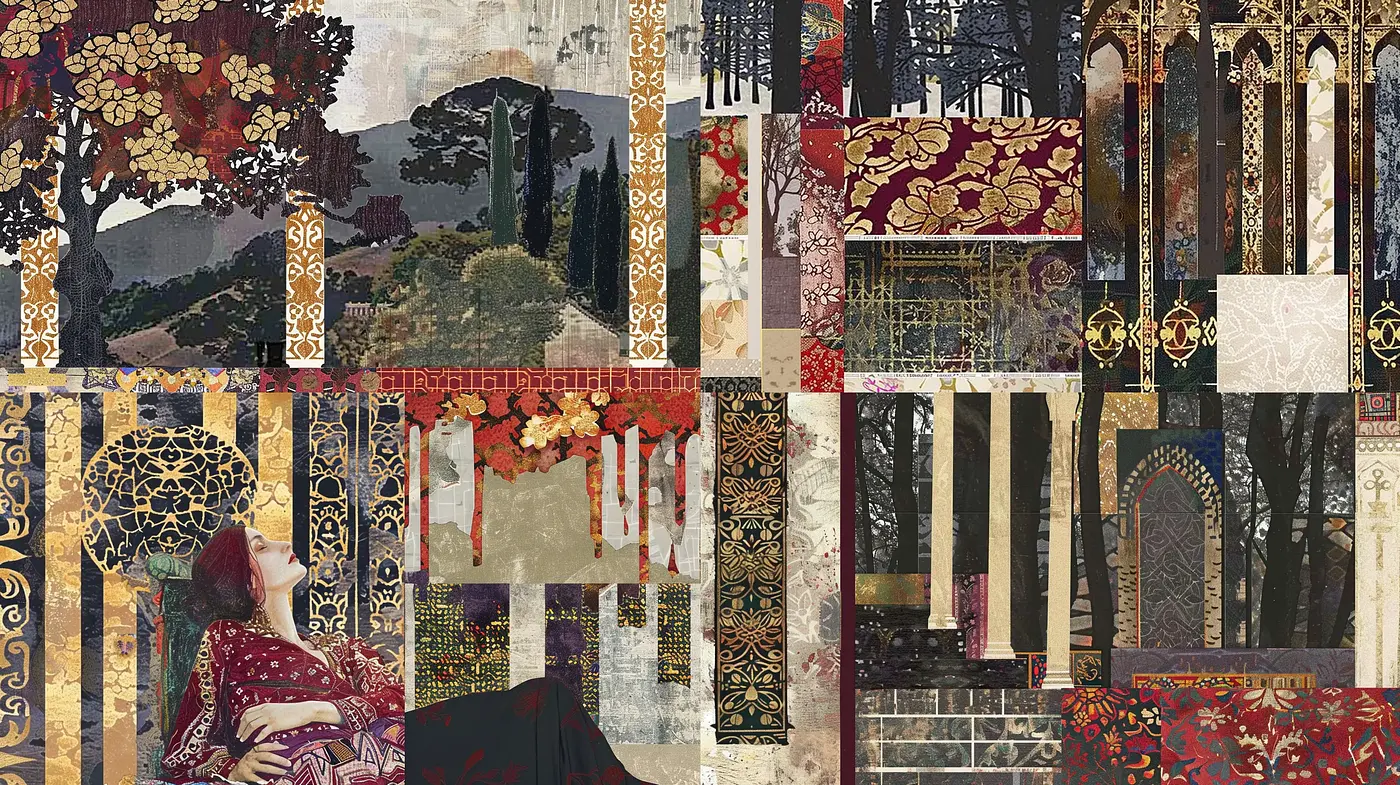 Ornate Tapestry of Timeless Elegance - Midjourney sref style