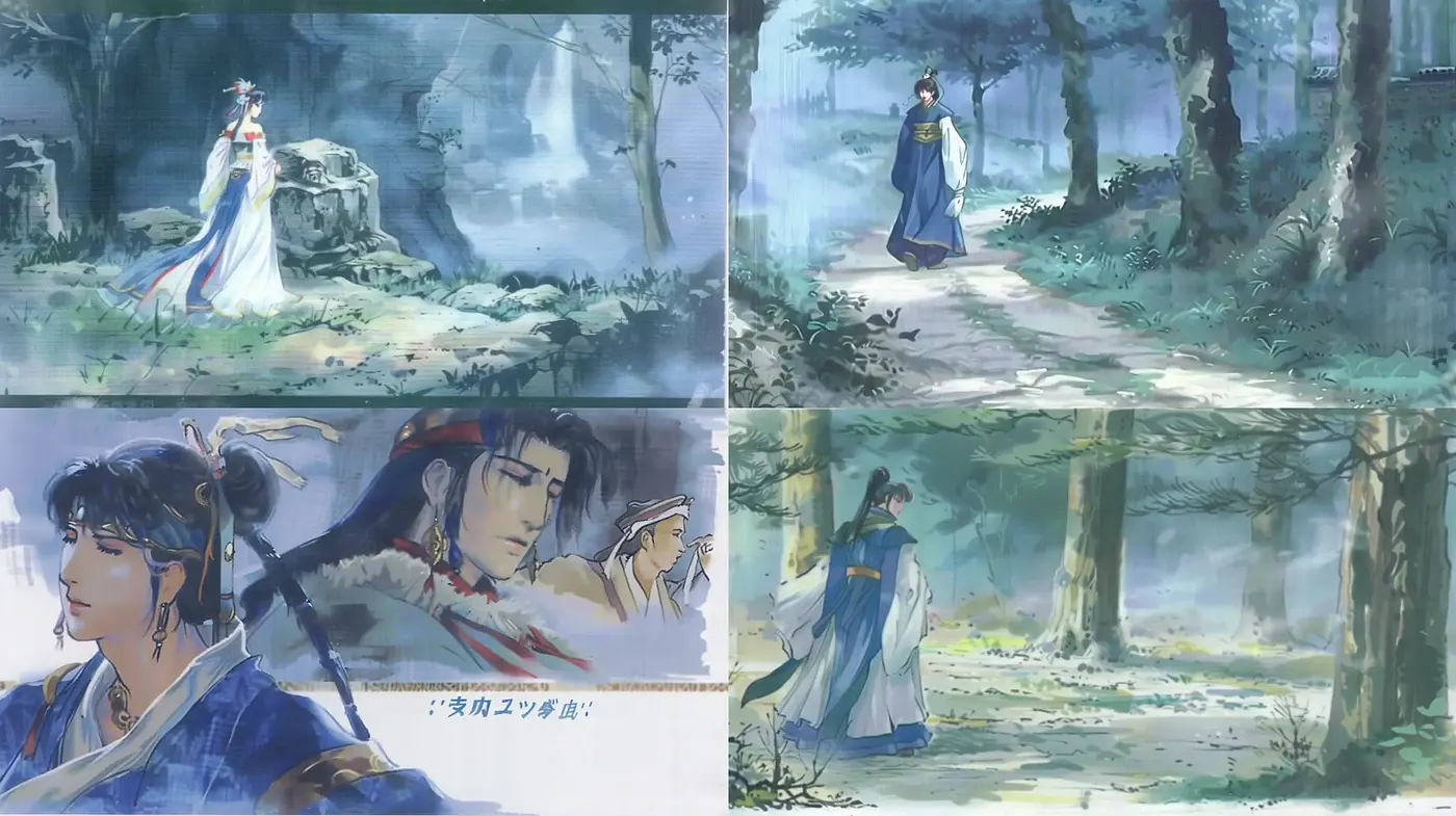 Ethereal Brushstrokes of Serene Fantasy - Midjourney sref style