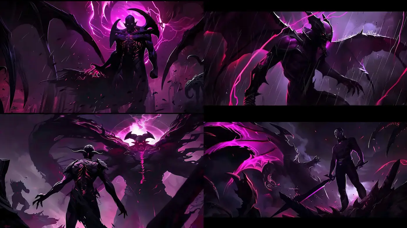 Dark and Atmospheric Fantasy Art with a Cinematic Edge - Midjourney sref style