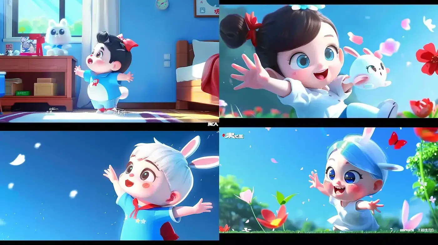 Luminescent Whimsy: A Fusion of Brightness and Dreamlike Animation - Midjourney sref style