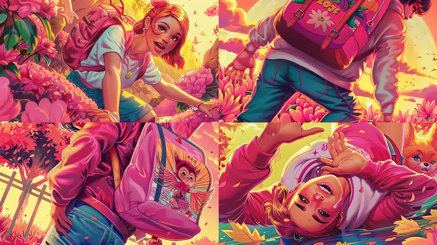 Vibrant, Playful Illustrations with a Whimsical Touch - Midjourney sref style