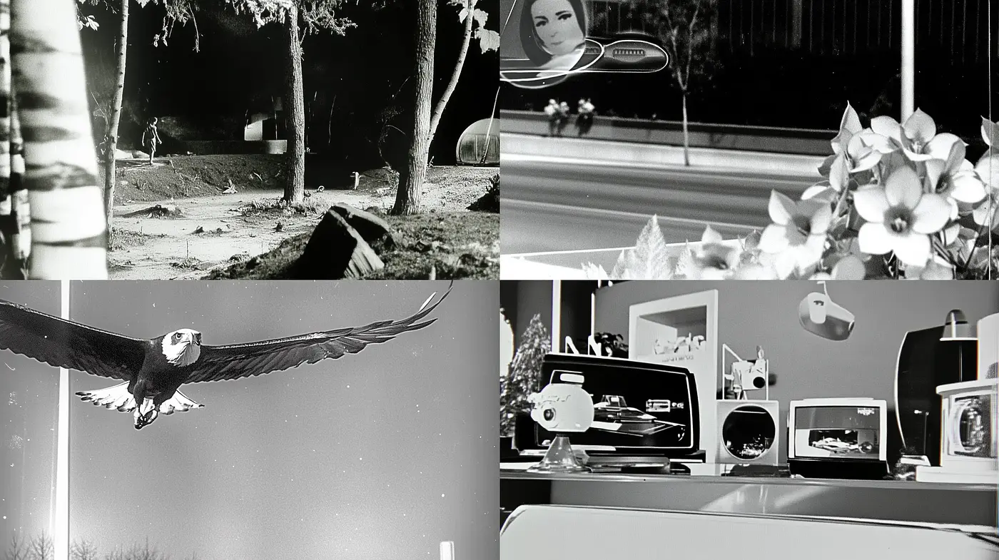 Monochromatic Nostalgia: A Homage to Classic Photography and Film Noir Ambiance - Midjourney sref style