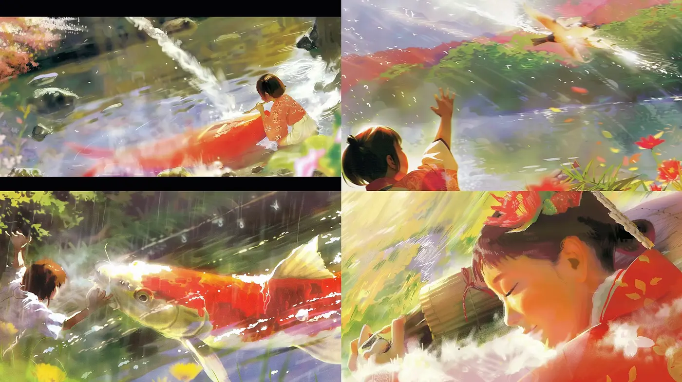 Luminous Impressions of Childhood Whimsy - Midjourney sref style