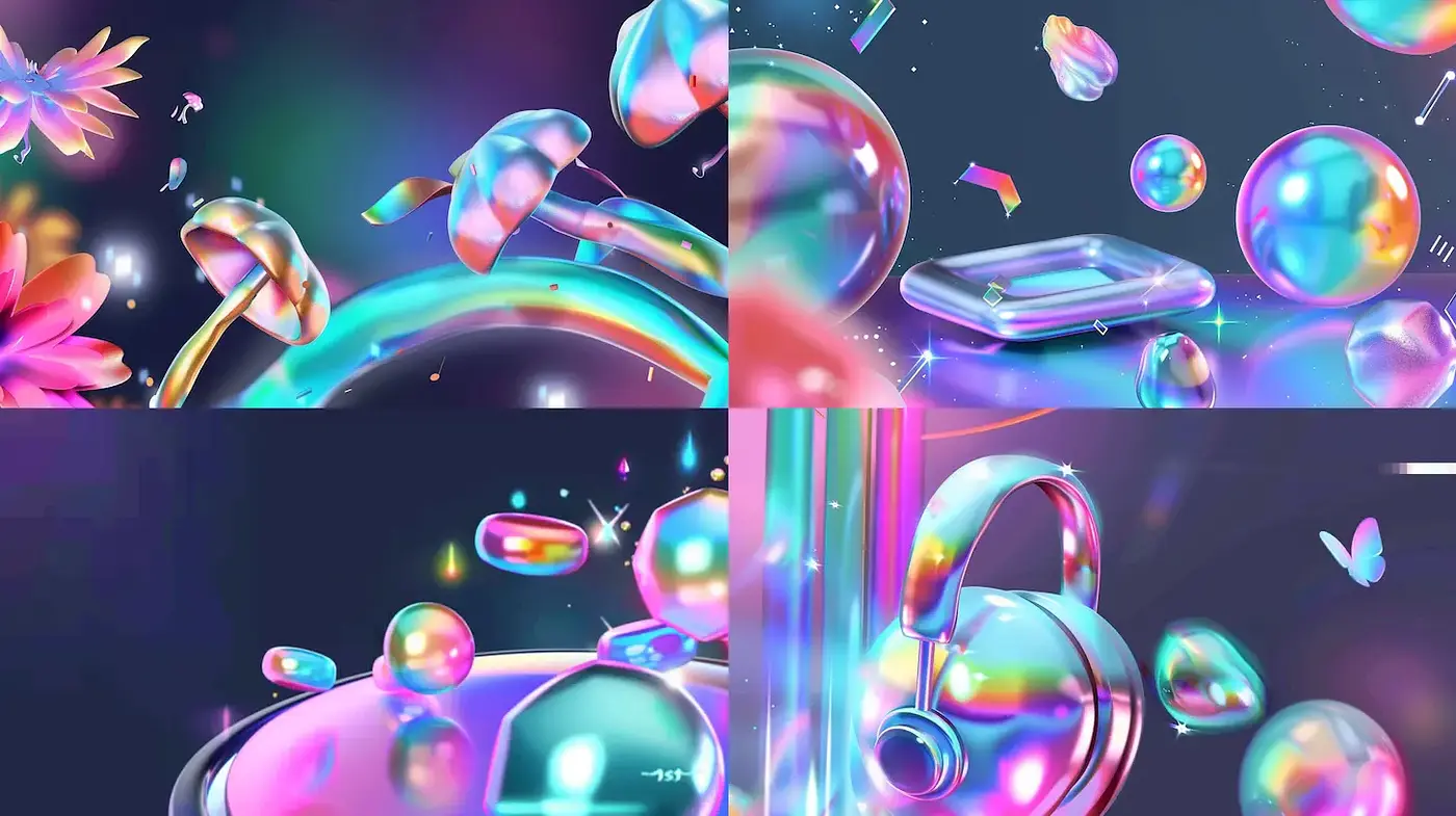Vibrant and Playful Pop Art with a Dreamy Aesthetic - Midjourney sref style