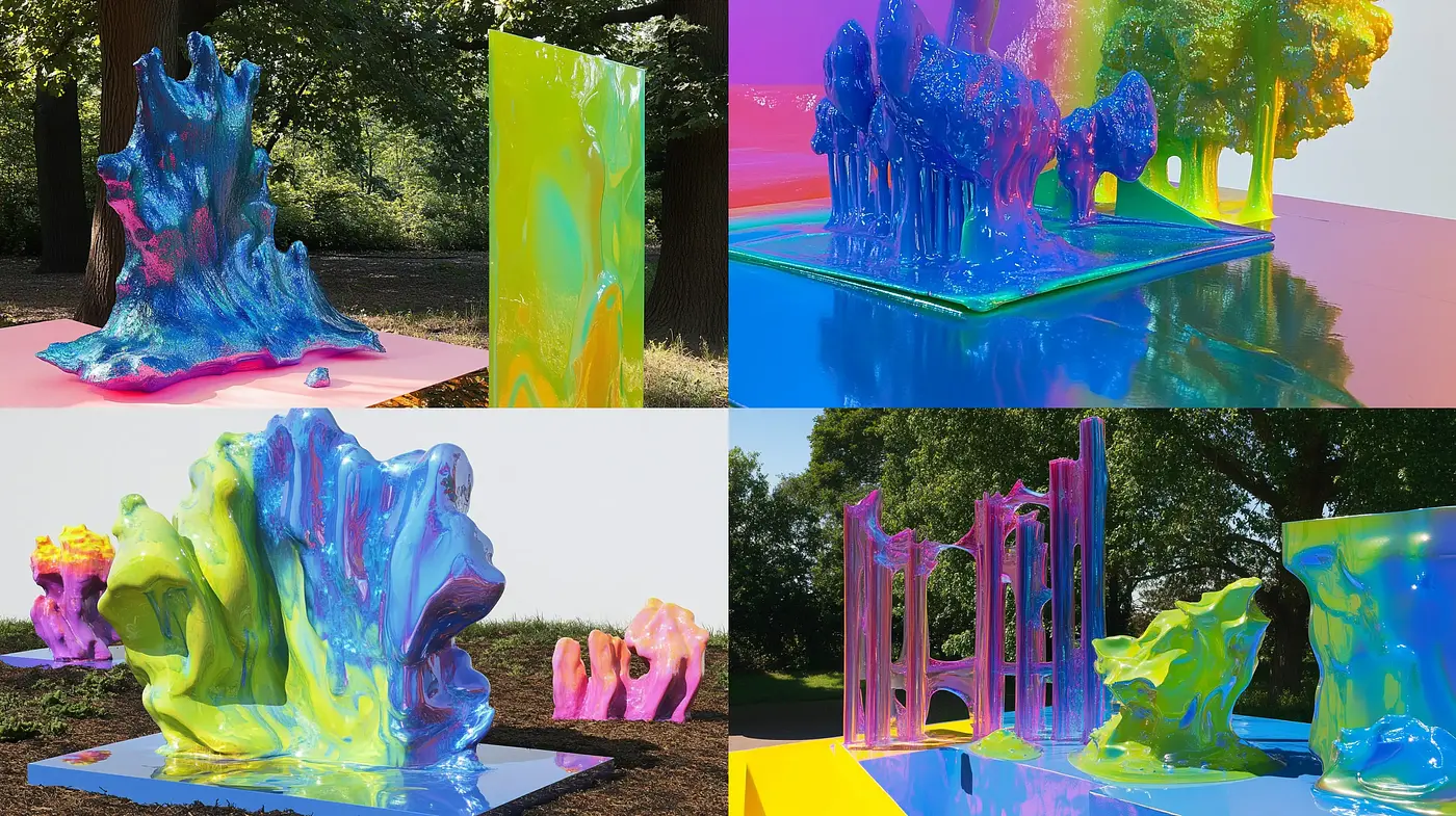 Ethereal Hues of Surrealistic Dreamscapes - Midjourney sref style