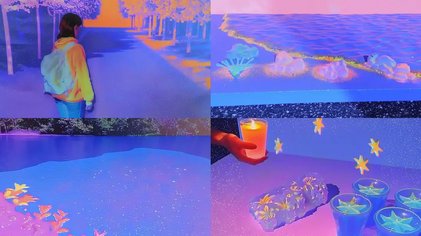 Surreal and Dreamy Aesthetic with a Vibrant Color Palette - Midjourney sref style