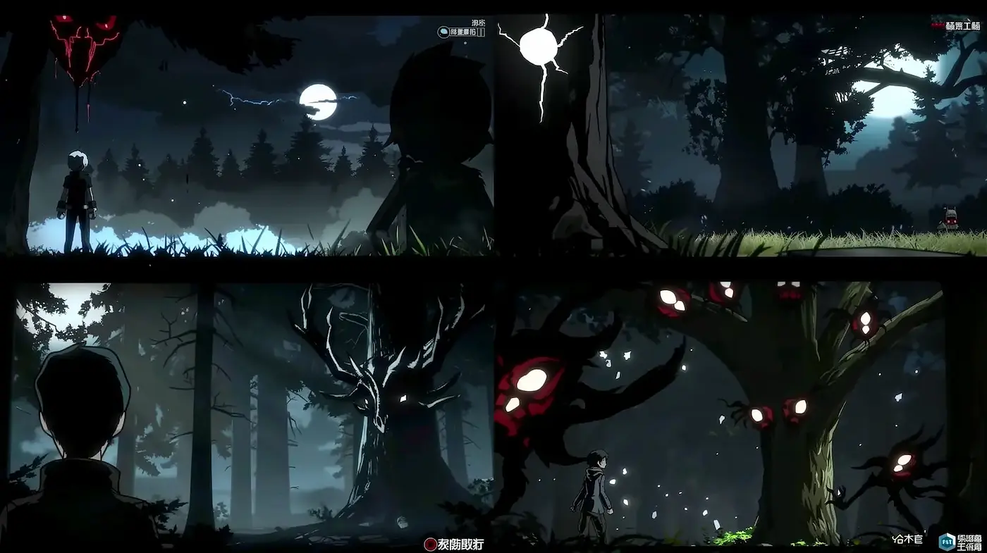 Mysterious and Atmospheric Illustration with Dark Fantasy Elements - Midjourney sref style