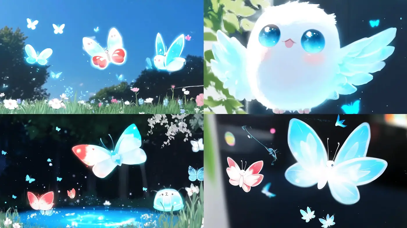 Luminous Anime-Inspired Enchantment with Ethereal Glow - Midjourney sref style
