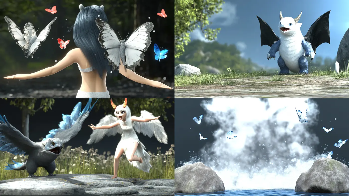 Ethereal Fantasy with Vibrant Nature Elements - Midjourney sref style