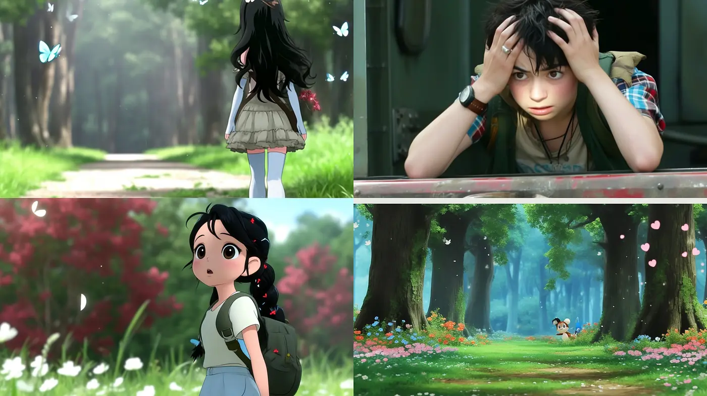 Serene Anime-Inspired Natural Vistas with Soft Tonal Harmony - Midjourney sref style