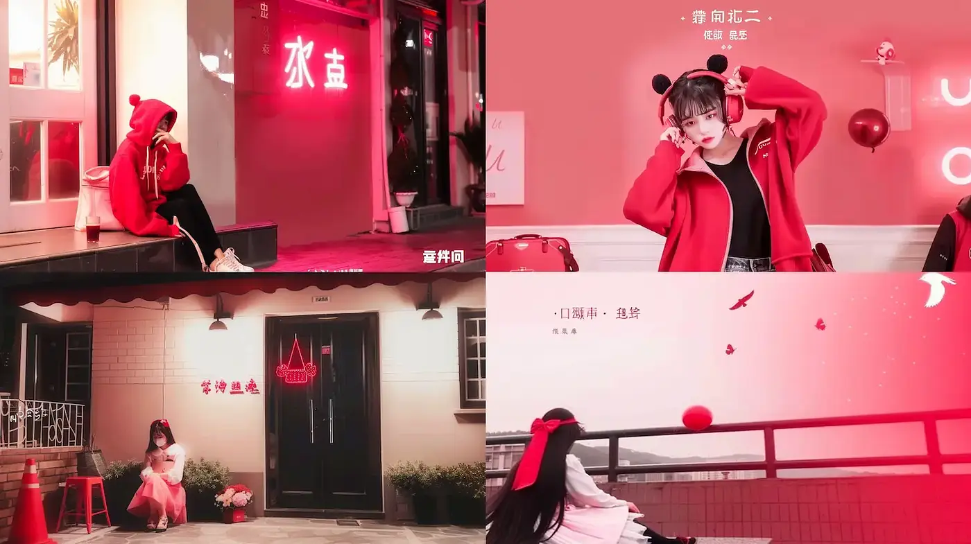 Vibrant, whimsical aesthetic with urban influences and playful elements - Midjourney sref style
