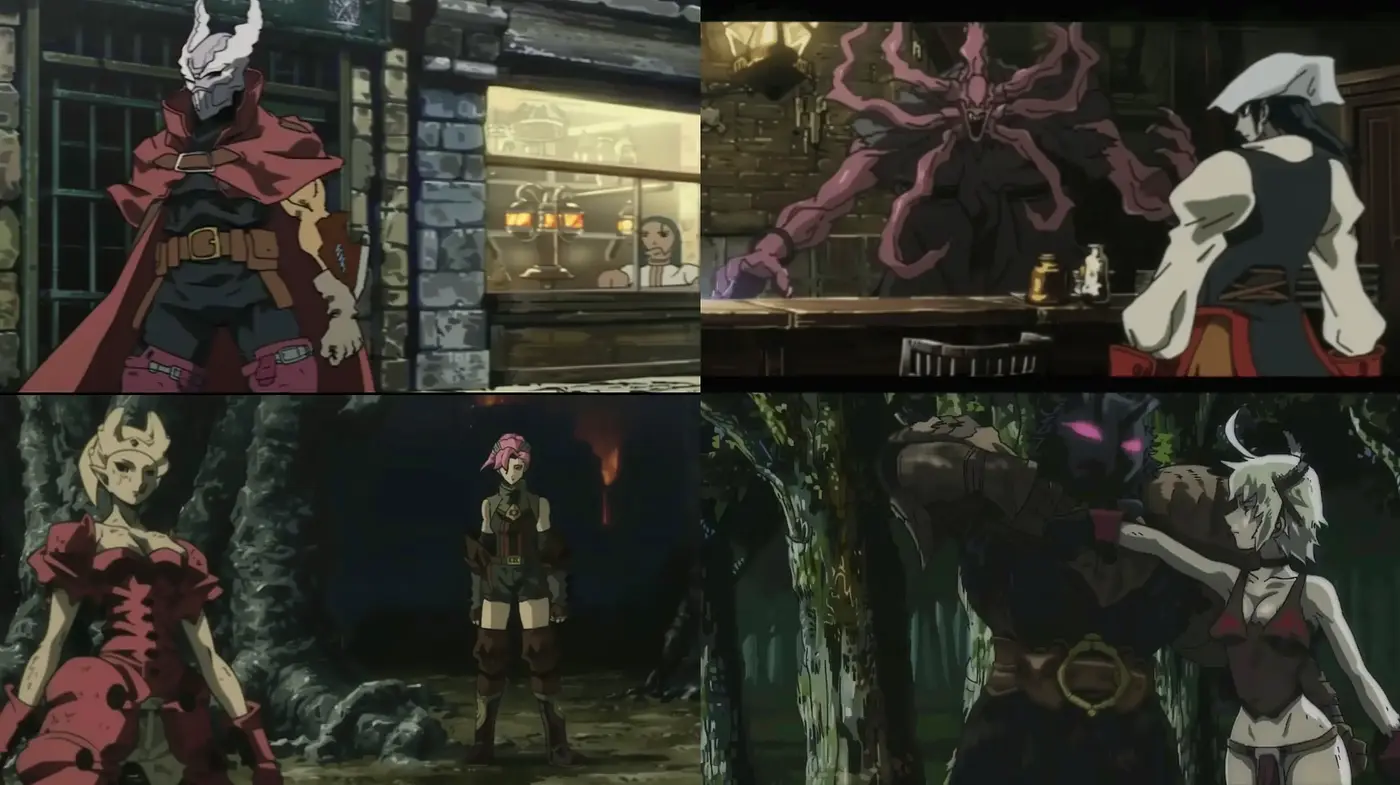 Gothic Fantasy with an Anime Infusion - Midjourney sref style