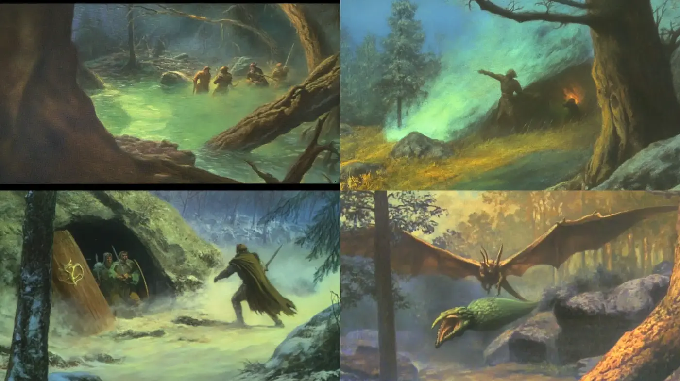 Enchanted Wilderness Fantasy - Midjourney sref style