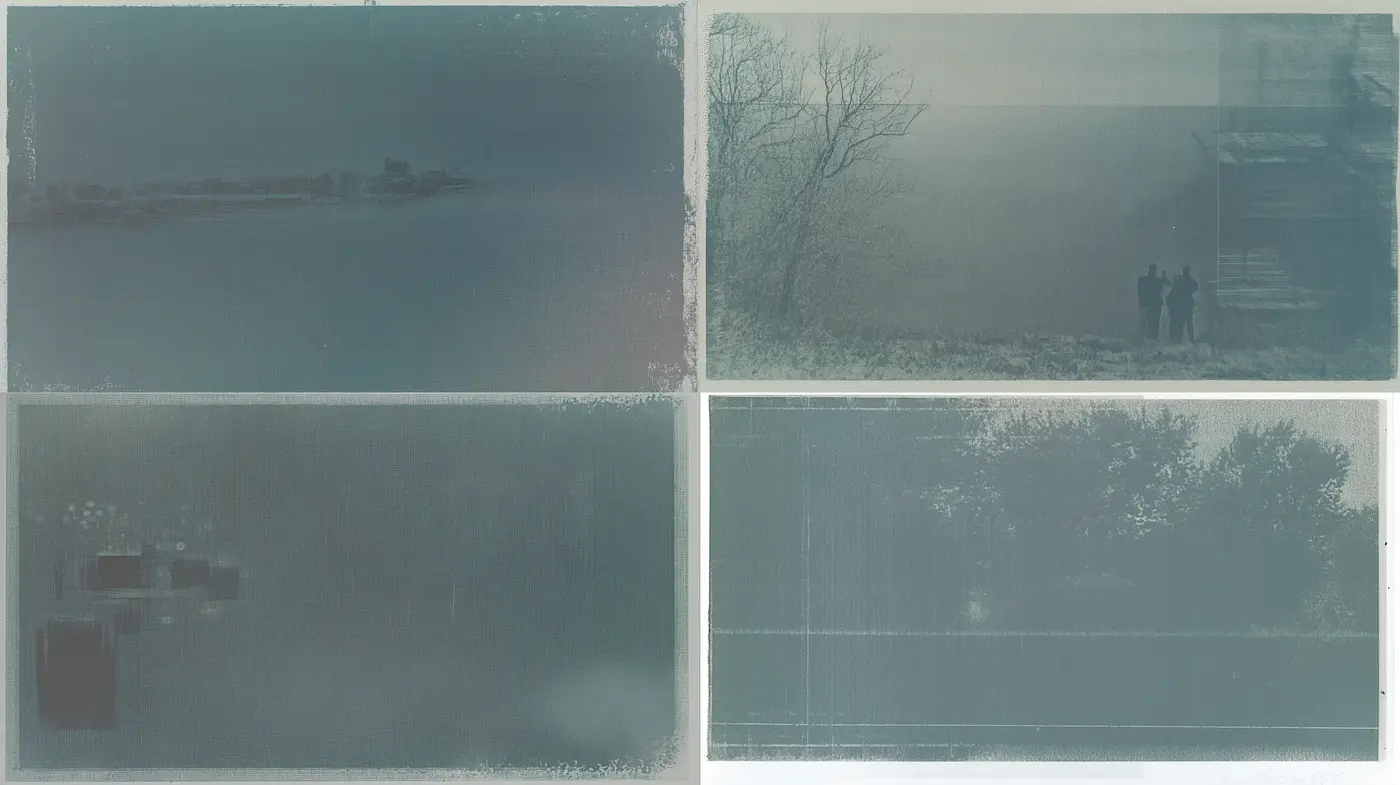 Ethereal Mist and Monochromatic Memories - Midjourney sref style