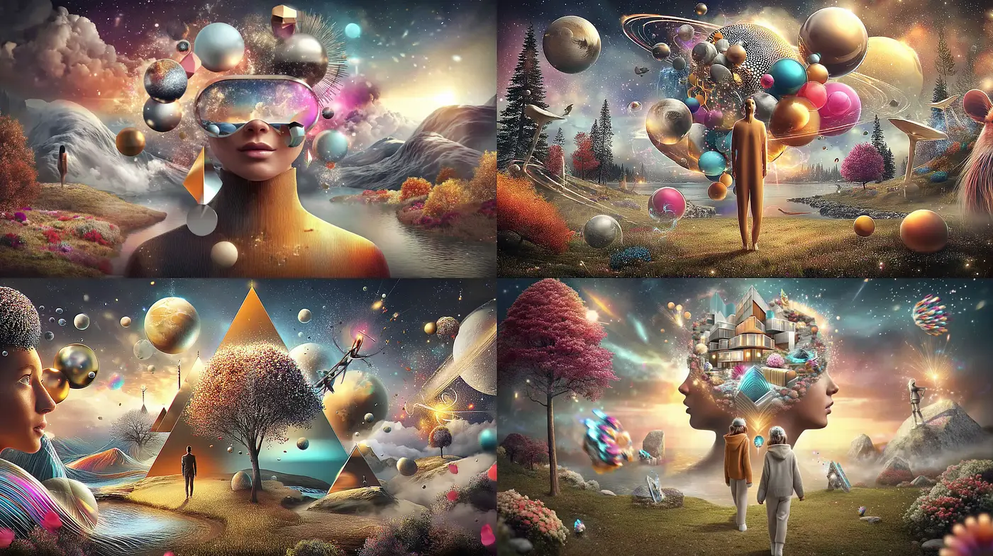 Surreal and Dreamlike Imagery with a Cosmic Essence - Midjourney sref style