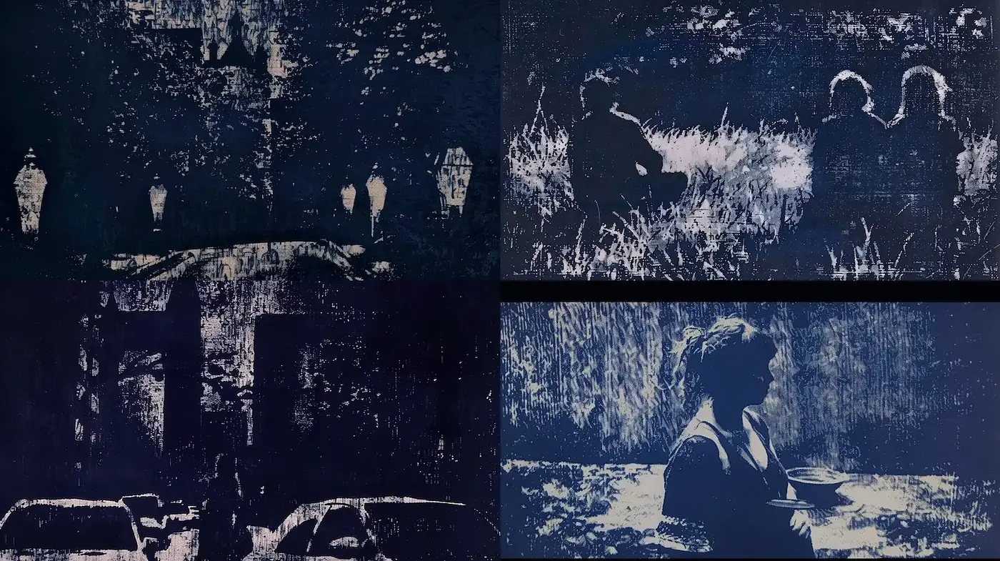 Consistent Dark and Mysterious Aesthetic with Impressionistic Influences - Midjourney sref style