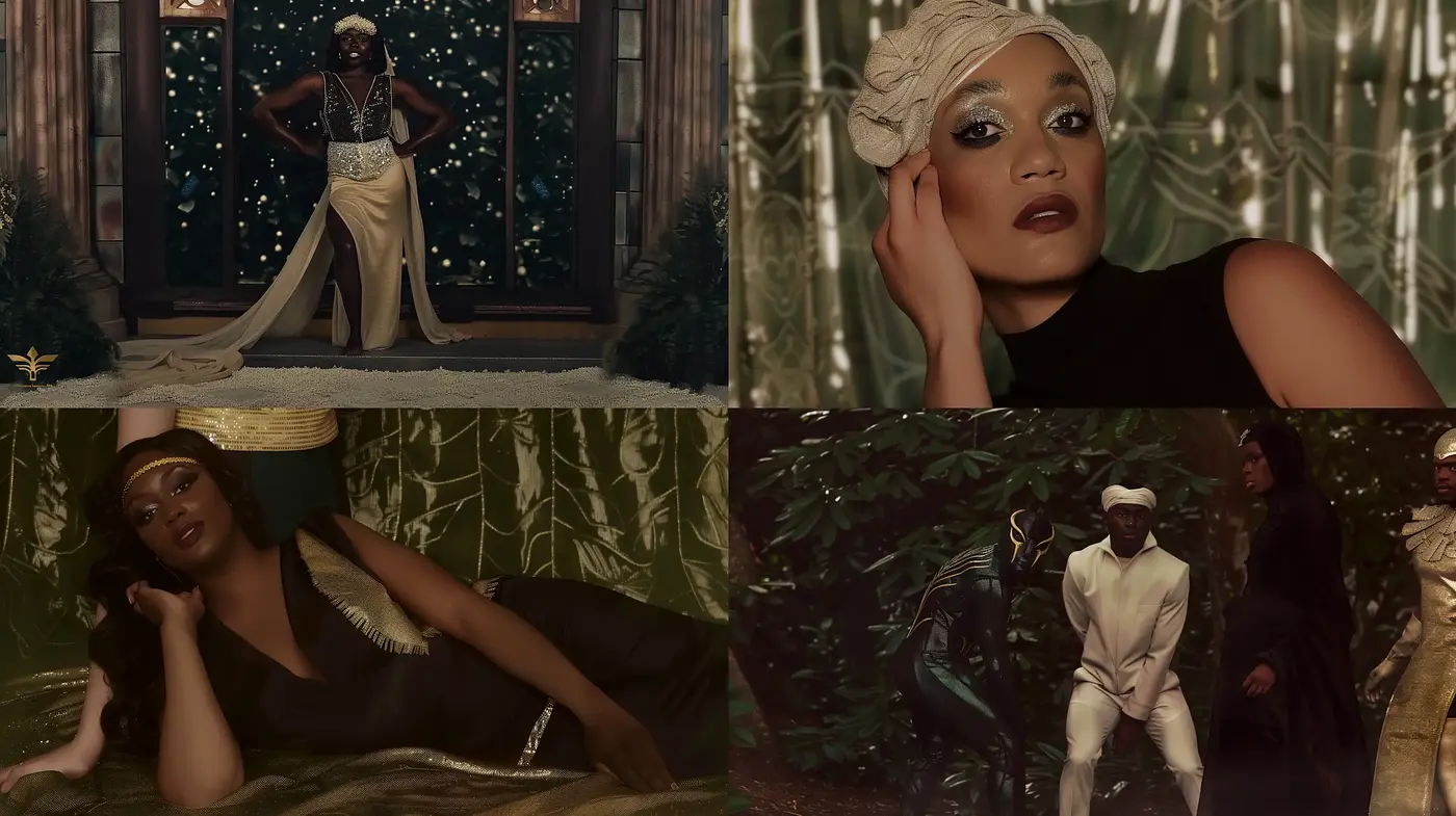 Elegant Nostalgia in Sepia Tones: A Homage to Classic Hollywood Glamour - Midjourney sref style