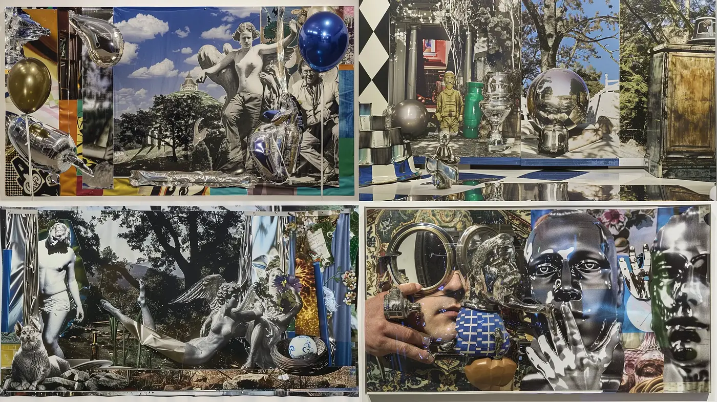 Surrealistic Dreamscape in a Vintage Hyper-Realistic World - Midjourney sref style