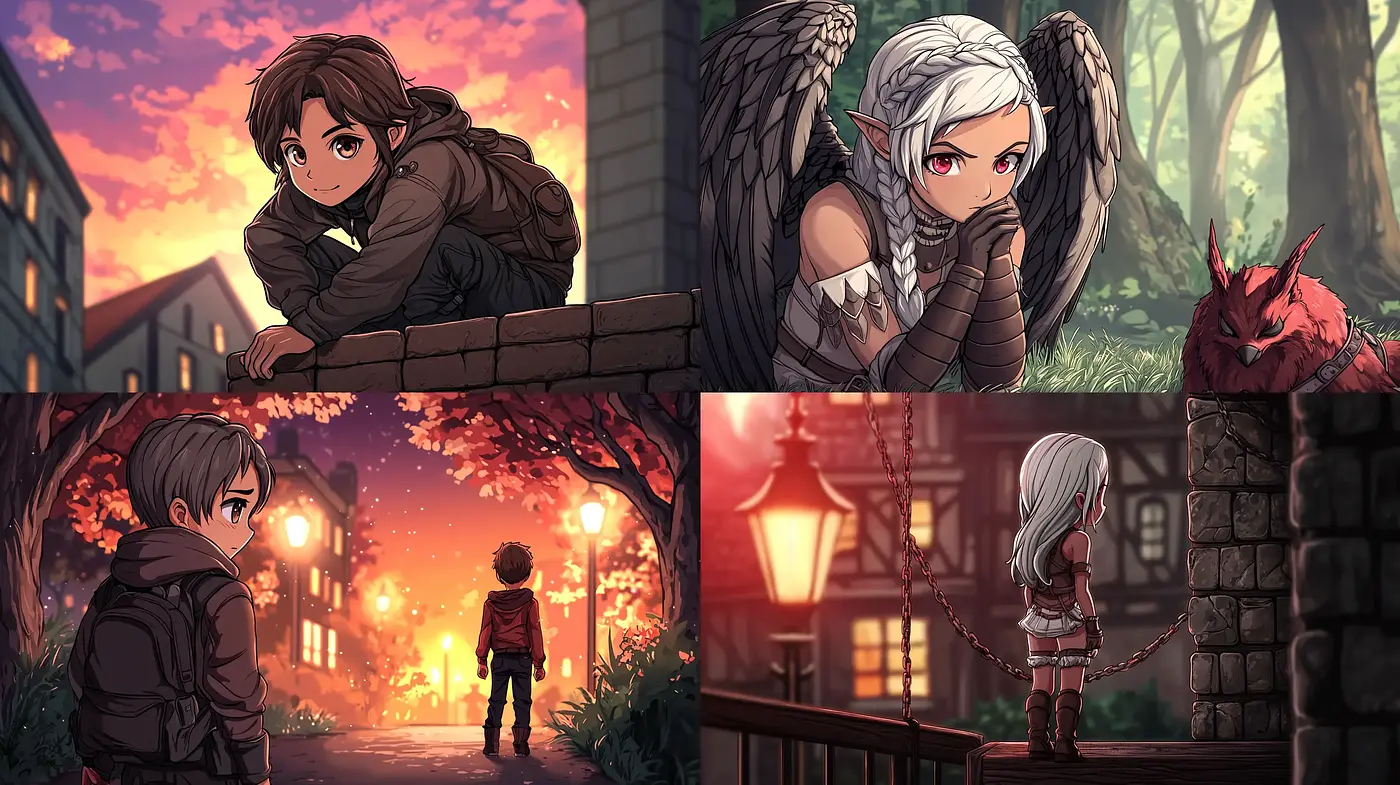 Twilight Euphony: An Anime-Inspired Lyrical Journey Through Dusk - Midjourney sref style