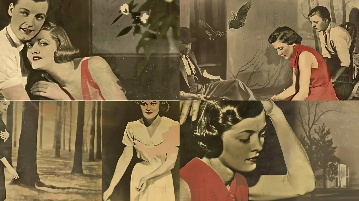 Sepia-Toned Vintage Echoes with Homogenous Nostalgic Overtones - Midjourney sref style
