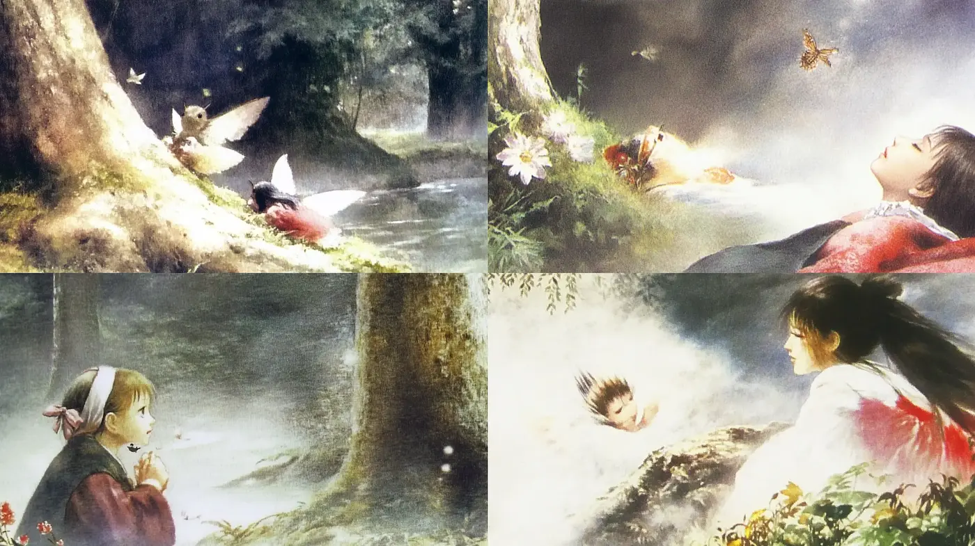 Enchanted Dreamscapes: A Whimsical Watercolor Journey - Midjourney sref style