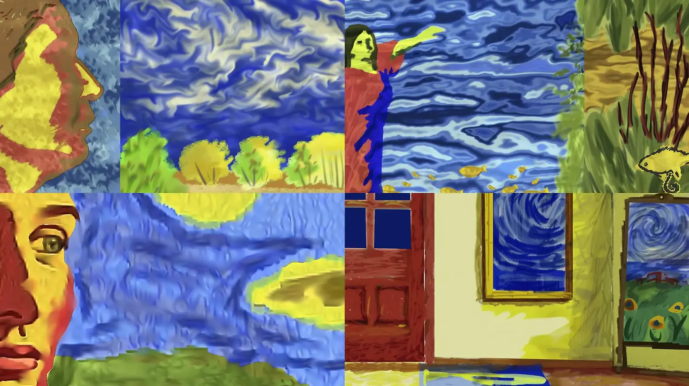 Vibrant Expressionist Brushwork Harmony - Midjourney sref style